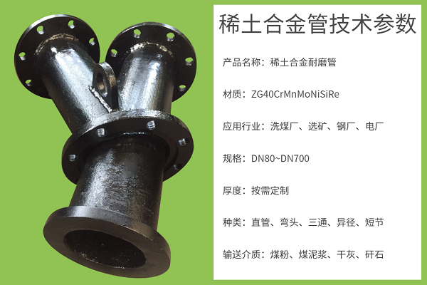 稀土合金耐磨管采購