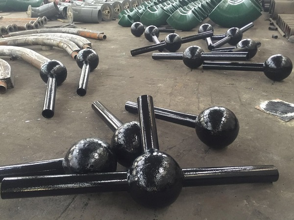 電廠球形耐磨彎頭 電廠球形耐磨彎頭