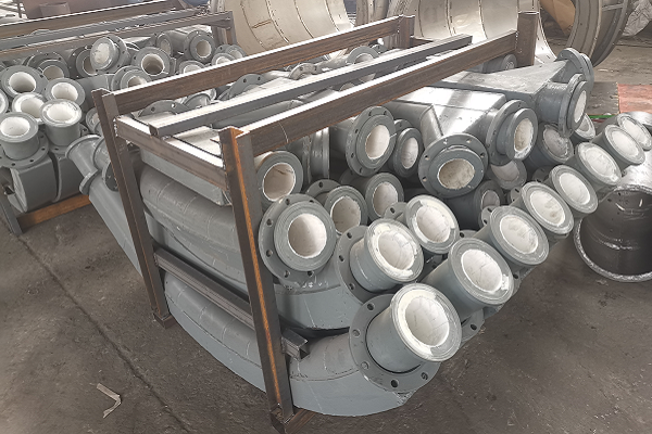 耐磨陶瓷貼鋁陶瓷內(nèi)襯彎頭 耐磨陶瓷貼鋁陶瓷內(nèi)襯彎頭