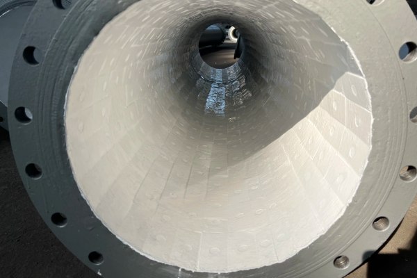 內(nèi)襯氧化鋁陶瓷的不銹鋼管 內(nèi)襯氧化鋁陶瓷的不銹鋼管