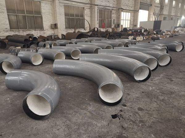 90° 耐磨陶瓷內襯彎頭