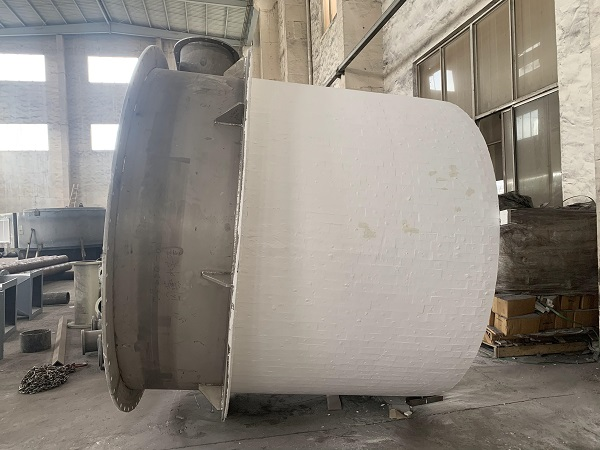 電廠磨煤機內部粘貼陶瓷片